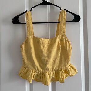 Yellow Urban Outfitters Tank Top